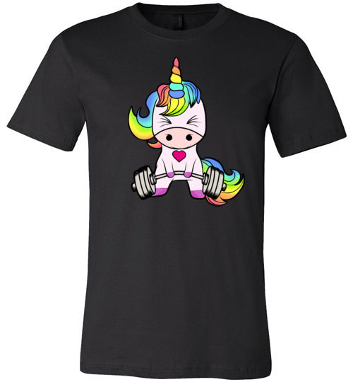 Unicorn Weightlifting Gym Canvas
