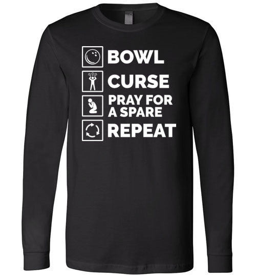 Bowl Curse Pray For A Spare Long Sleeve