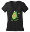 Avocado Cat Avogato V-Neck