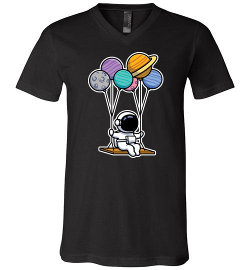 Astronaut Balloon Swing V-Neck