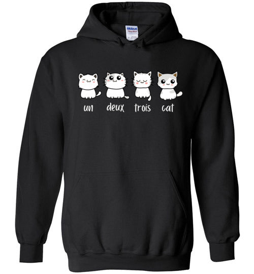Un Deux Trois Cat Hoodie