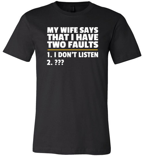 Wife Two Faults Listen Canvas