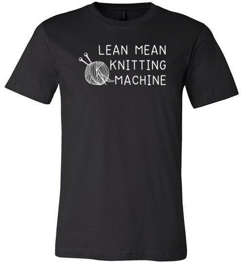 Lean Mean Knitting Machine Canvas