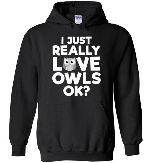 Just Really Love Owls Hoodie