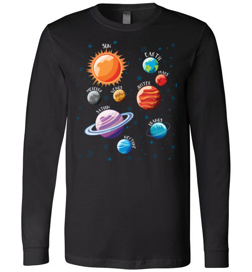 Solar System Planets Long Sleeve