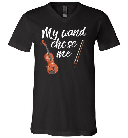 Violin Wand Chose Me V-Neck