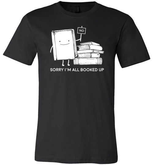 Sorry Booked Up Reading Canvas