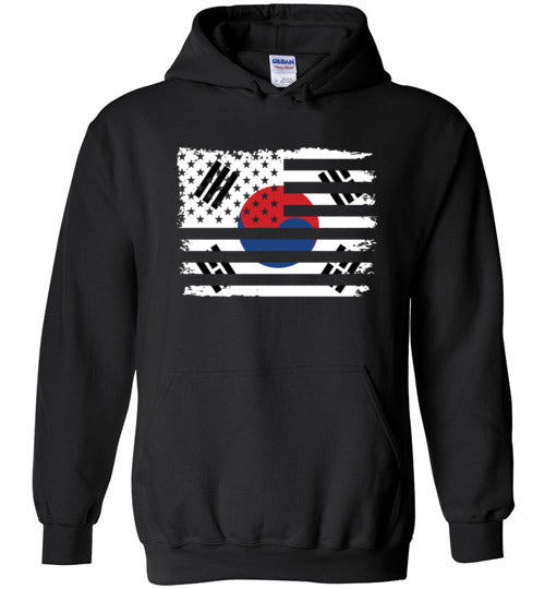 South Korean American Flag Hoodie