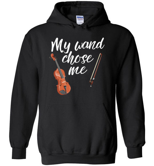 Violin Wand Chose Me Hoodie