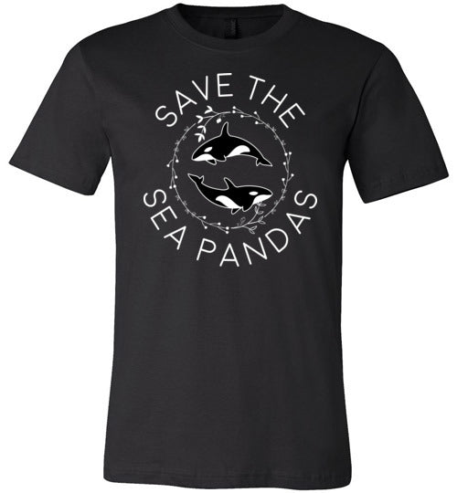 Save The Sea Pandas Canvas