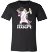 Middle School Dabbing Unicorn Graduate Canvas