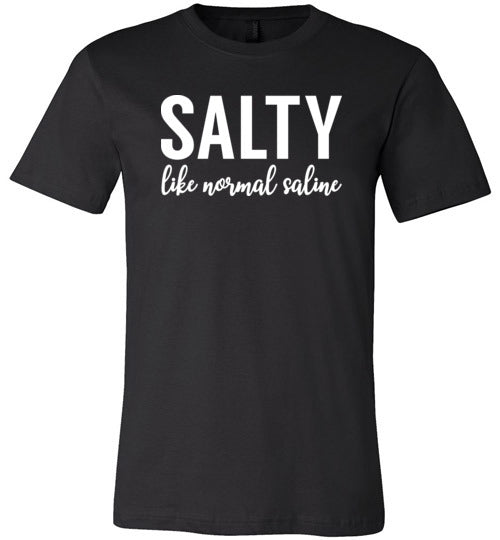 Salty Like Normal Saline Canvas