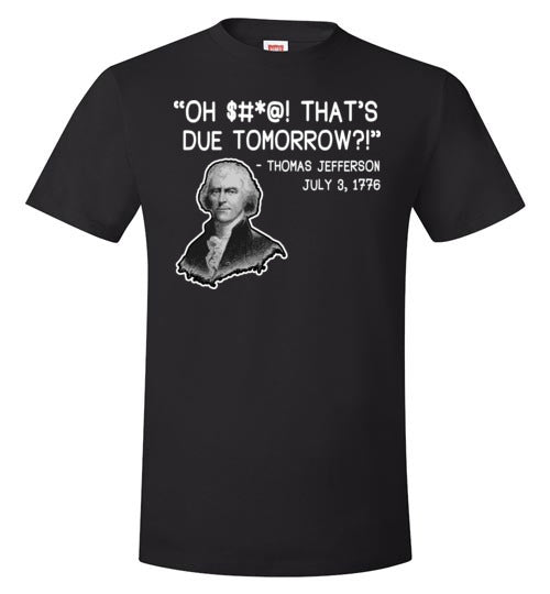 History Thomas Jefferson Due Date