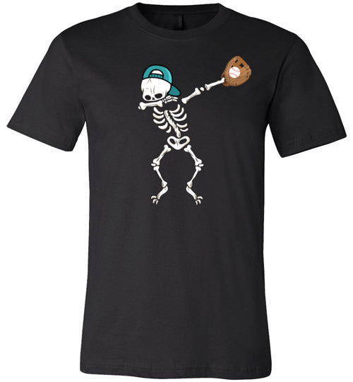 Baseball Dabbing Skeleton Canvas