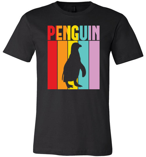 Retro Penguin Canvas