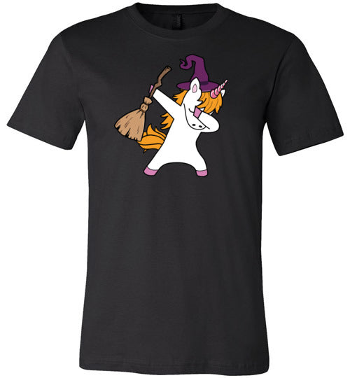 Halloween Witch Unicorn Canvas