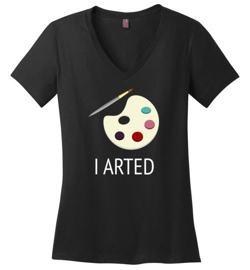 I Arted V-Neck