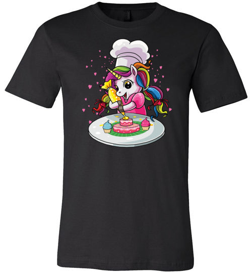 Unicorn Baking Cupcakes Canvas