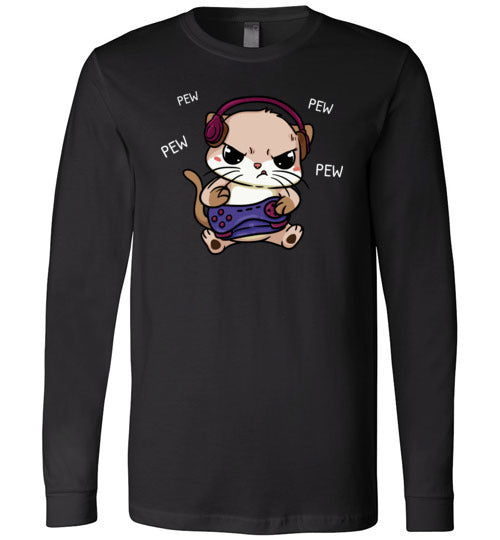 Gaming Kitty Cat Long Sleeve