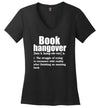 Book Hangover Definition V-Neck