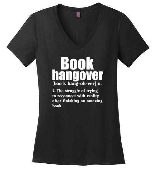 Book Hangover Definition V-Neck
