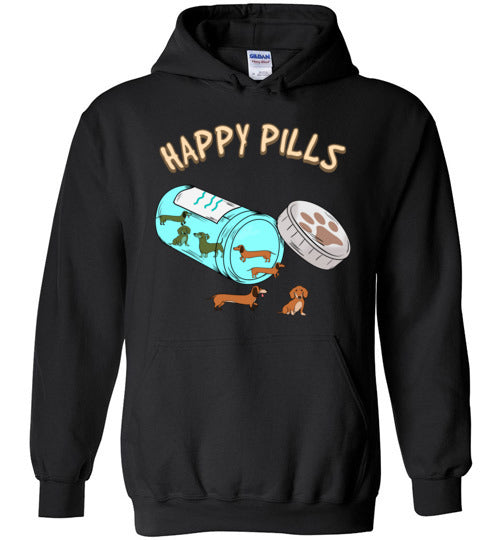Happy Pills Dachshund Hoodie