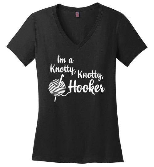 Knotty Knotty Hooker V-Neck