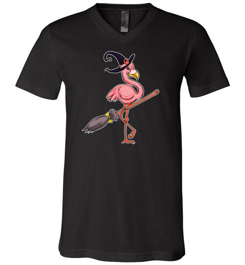 Flamingo Witch V-Neck