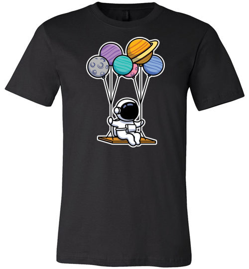Astronaut Balloon Swing Canvas