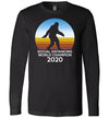 Bigfoot Social Distancing World Champion Long Sleeve
