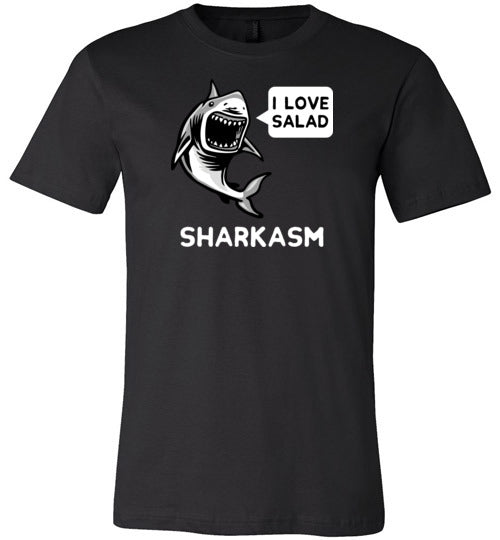 Sharkasm Love Salad Canvas