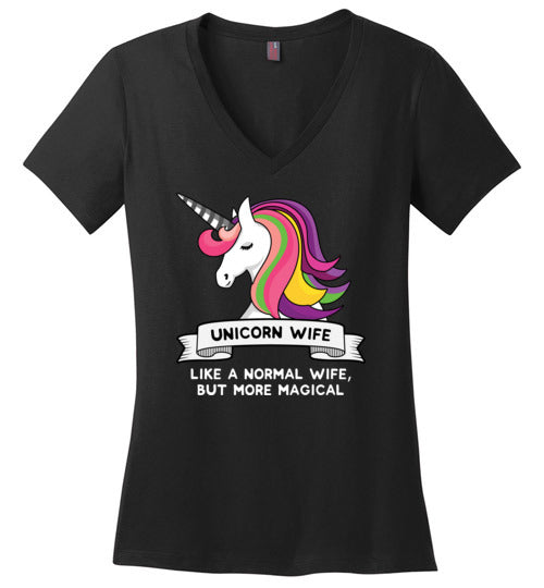 Magical Unicorn Wife V-Neck
