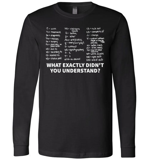 Nurse Shorthand Long Sleeve