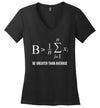 Be Greater Than Average Math V-Neck