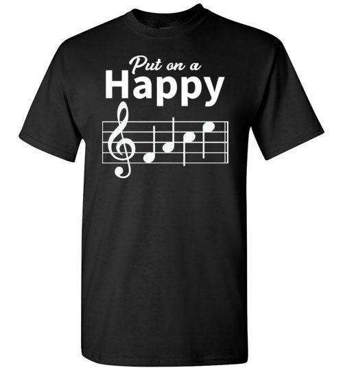 Put On A Happy Face Music Gildan Youth