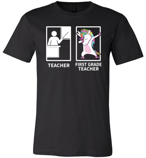Dabbing Unicorn First Grade Teacher