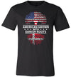 American Grown With Danish Roots Canvas