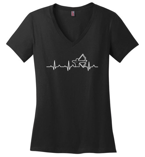 Archery Heartbeat V-Neck