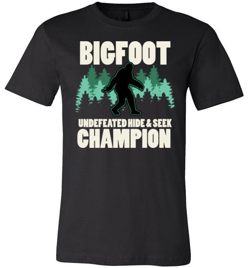 Bigfoot Hide And Seek Champion Canvas