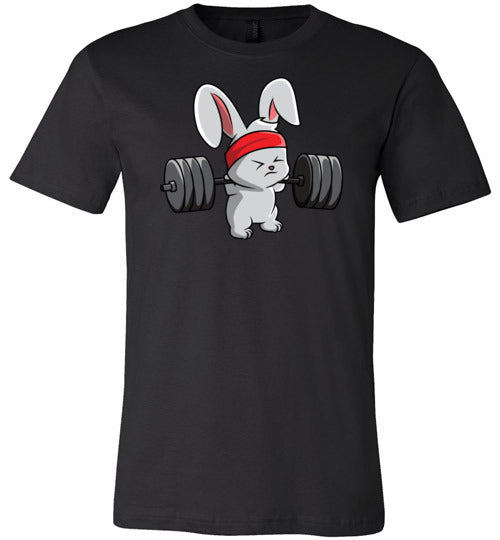 Bunny Rabbit Workout Weightlifting Canvas