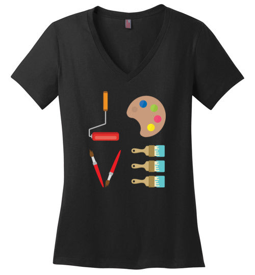 Art Love V-Neck