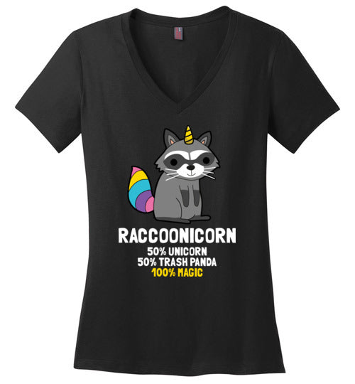 Raccoonicorn V-Neck
