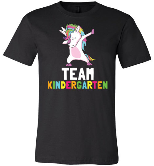 Team Kindergarten Unicorn Canvas