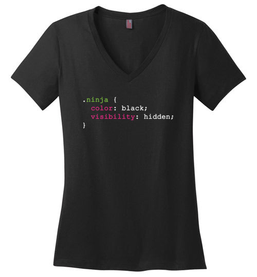 Ninja CSS Coding V-Neck