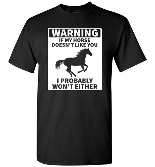 Horse Warning Gildan Youth