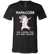 Mamacorn Unicorn Mom V-Neck