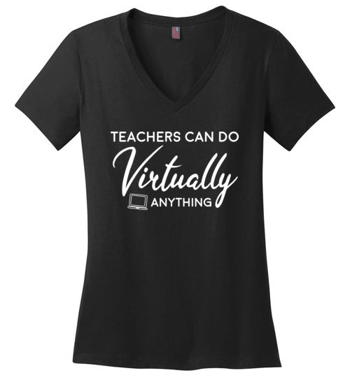 Teachers Can Do Anything V-Neck