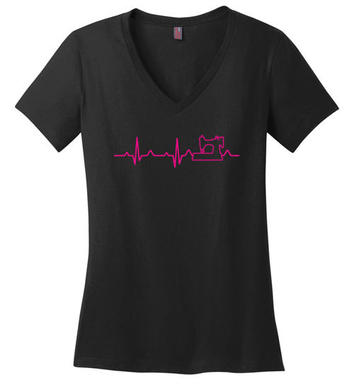 Sewing Heartbeat V-Neck