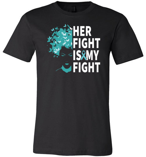 Cervical Cancer Her Fight Canvas
