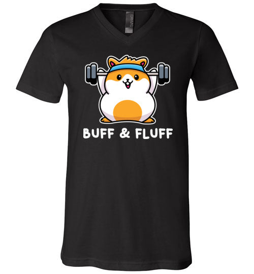 Hamster Buff and Fluff V-Neck